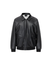 CHOICES FAUX LEATHER PADDED JACKET