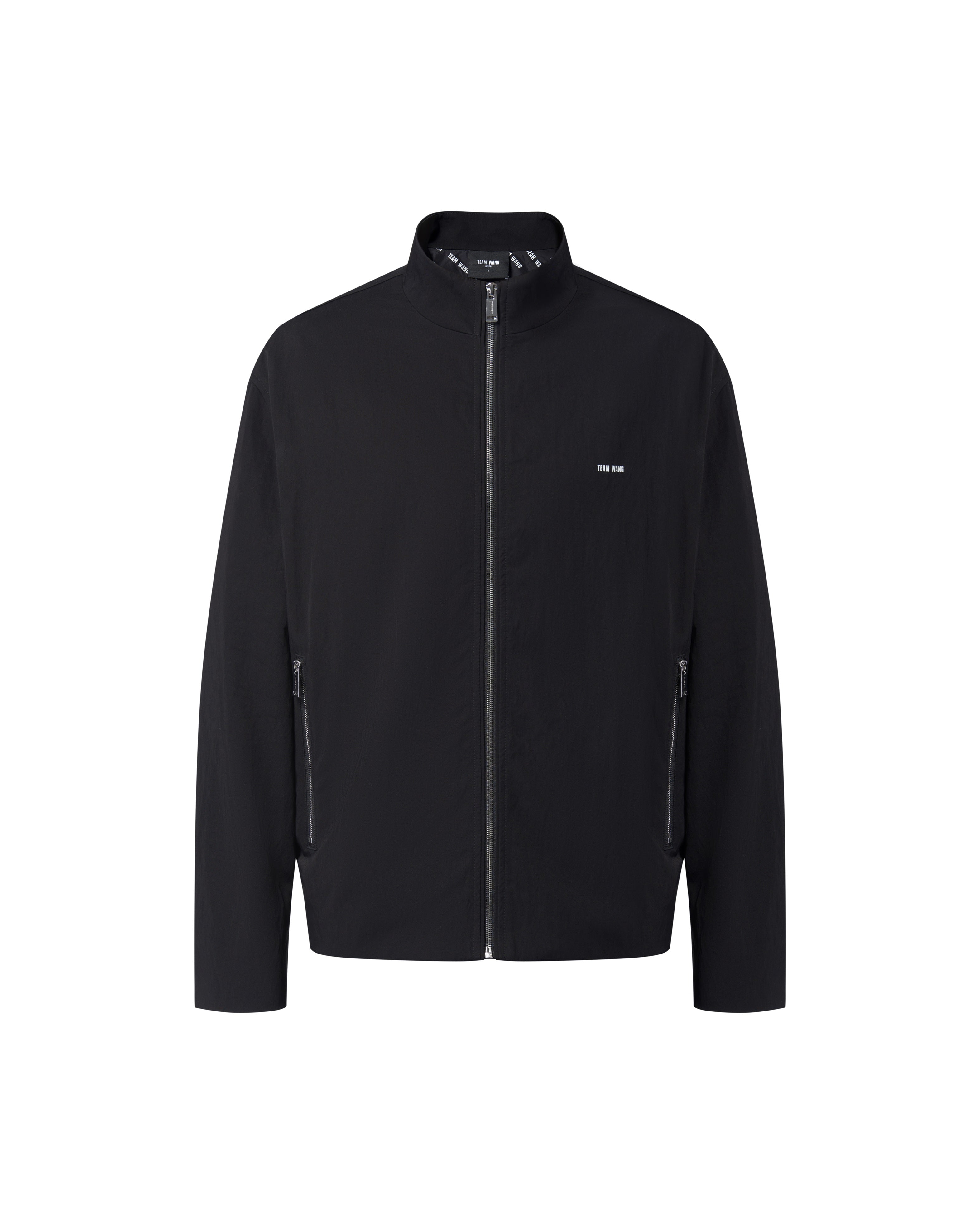 [Team Wang Design] チームワンデザイン ジャケット Jacket TEAM WANG Design logo-embroidered Track Jacket | Black