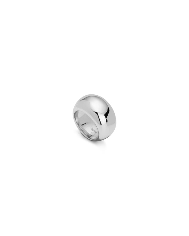 THE ORIGINAL 1  WIDE BAND SILVER RING