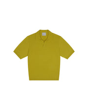 I SEE THE LIGHTS  KNITTED SHORT-SLEEVE POLO SHIRT