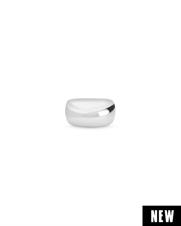 THE ORIGINAL 1  WIDE BAND SILVER RING